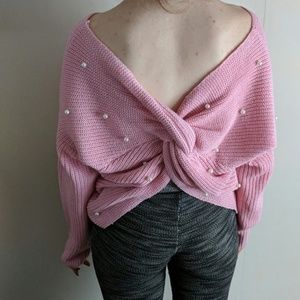 Pink sweater